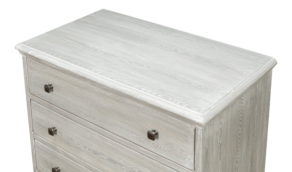 American Home Furniture | Sarreid - Burton Commode - Moonskin