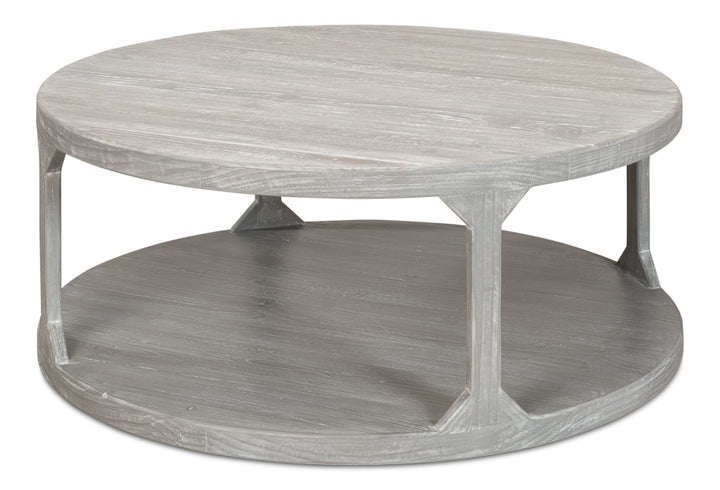American Home Furniture | Sarreid - Devon Coffee Table - Moonskin Grey