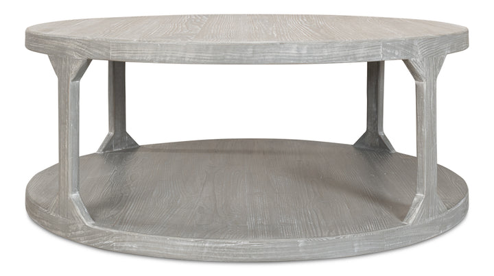 American Home Furniture | Sarreid - Devon Coffee Table - Moonskin Grey