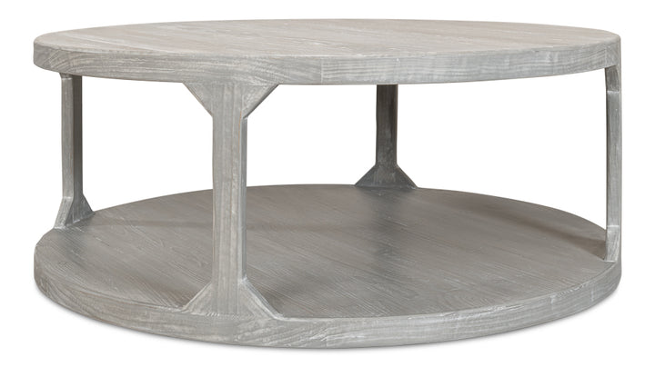 American Home Furniture | Sarreid - Devon Coffee Table - Moonskin Grey