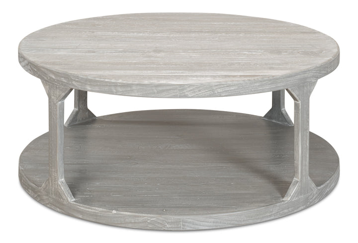 American Home Furniture | Sarreid - Devon Coffee Table - Moonskin Grey