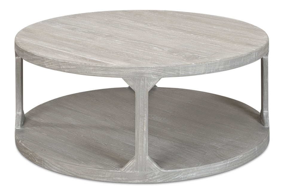 American Home Furniture | Sarreid - Devon Coffee Table - Moonskin Grey