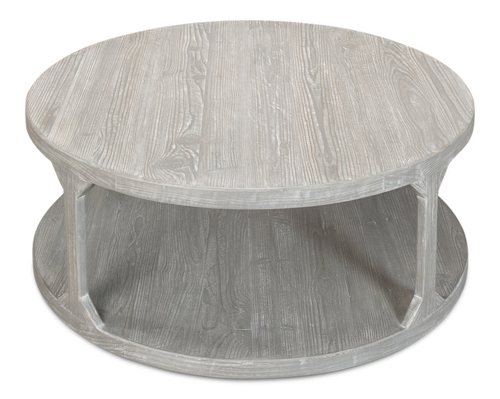 American Home Furniture | Sarreid - Devon Coffee Table - Moonskin Grey