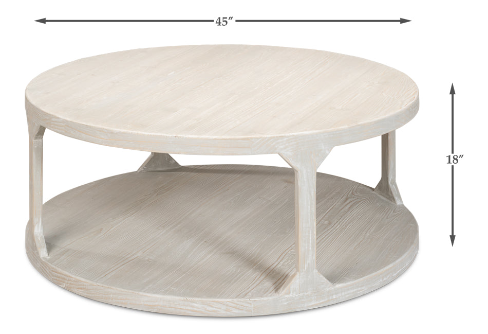 American Home Furniture | Sarreid - Devon Coffee Table - Grey Thorne