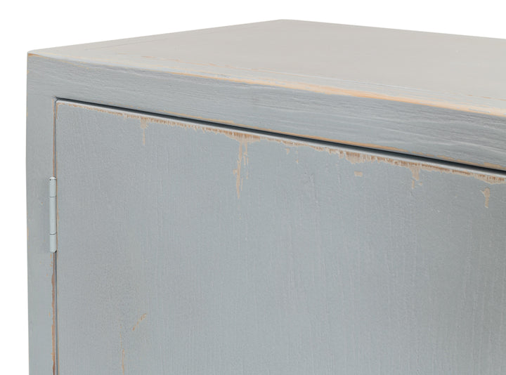 American Home Furniture | Sarreid - Maldives 4 Door Sideboard - Eros Blue