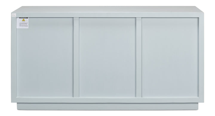 American Home Furniture | Sarreid - Maldives 3 Door Sideboard - Eros Blue