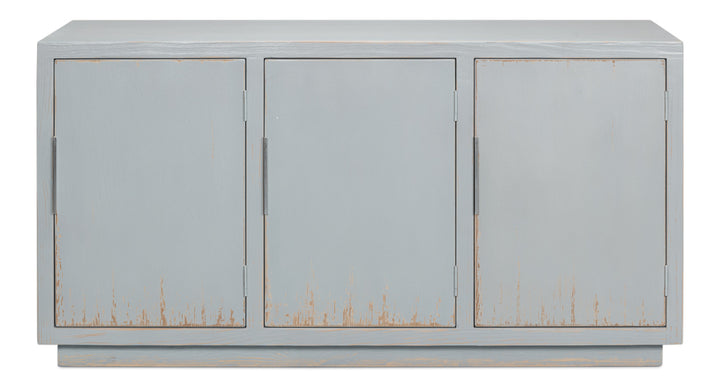 American Home Furniture | Sarreid - Maldives 3 Door Sideboard - Eros Blue