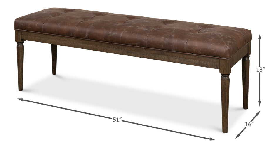 American Home Furniture | Sarreid - Newton Bench