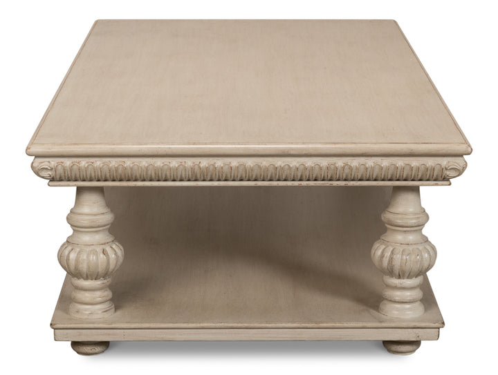 American Home Furniture | Sarreid - Hugo Cocktail Table - Stone Grey