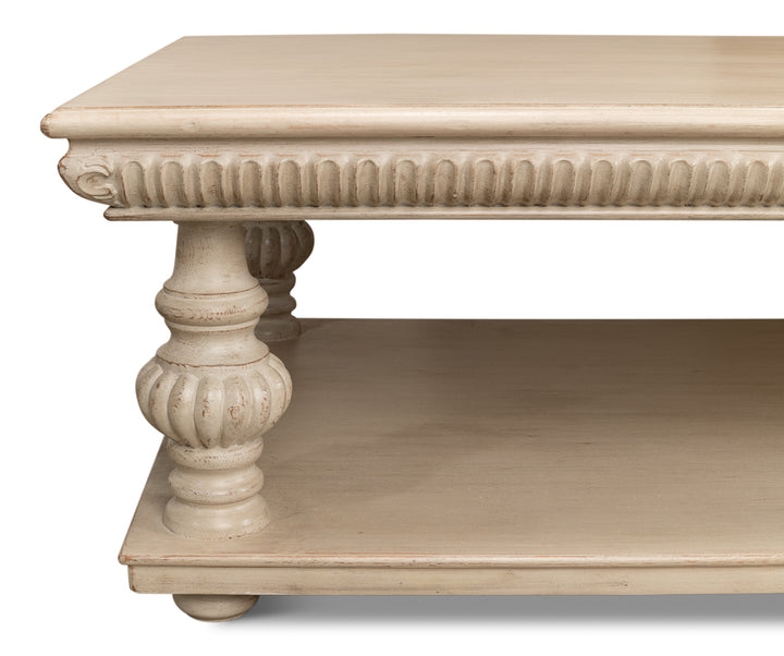 American Home Furniture | Sarreid - Hugo Cocktail Table - Stone Grey