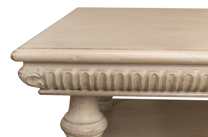 American Home Furniture | Sarreid - Hugo Cocktail Table - Stone Grey