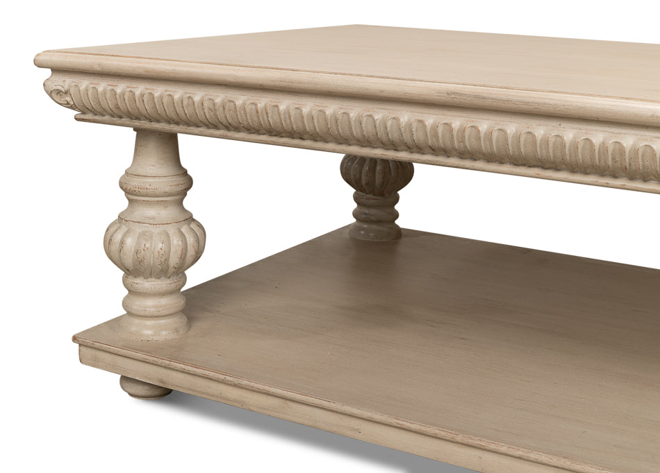 American Home Furniture | Sarreid - Hugo Cocktail Table - Stone Grey