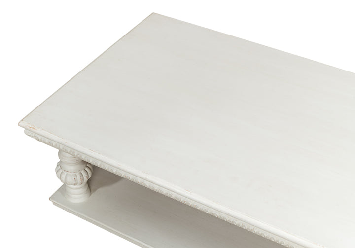 American Home Furniture | Sarreid - Hugo Cocktail Table - Antique White