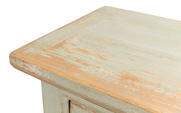 American Home Furniture | Sarreid - Isla Entrance Commode - Sage