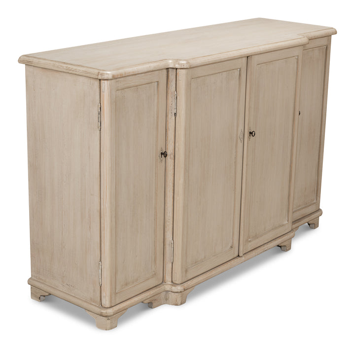 American Home Furniture | Sarreid - Entree' Sideboard - Stone Grey Finish