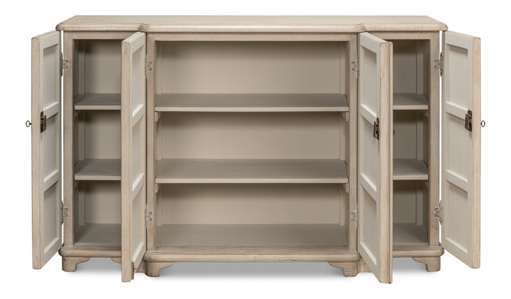 American Home Furniture | Sarreid - Entree' Sideboard - Stone Grey Finish