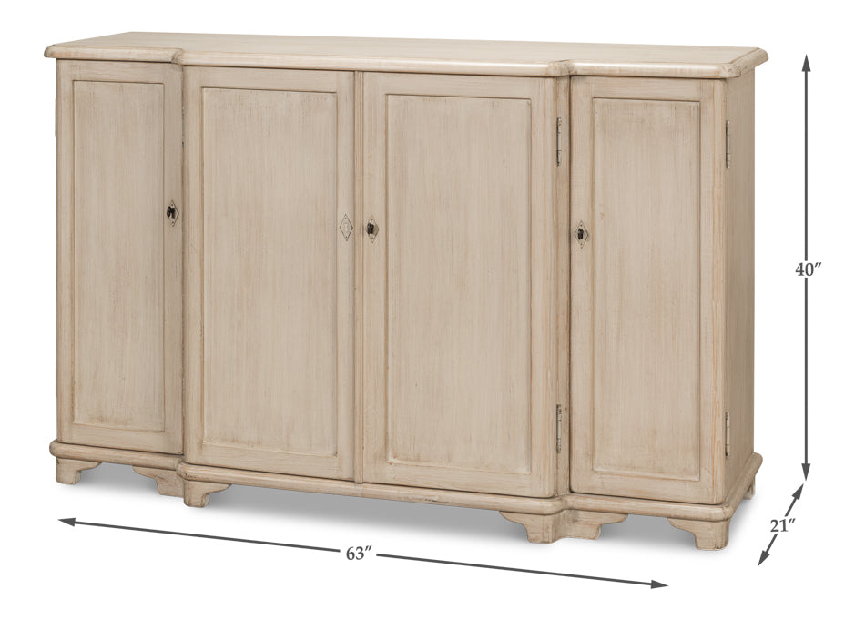 American Home Furniture | Sarreid - Entree' Sideboard - Stone Grey Finish