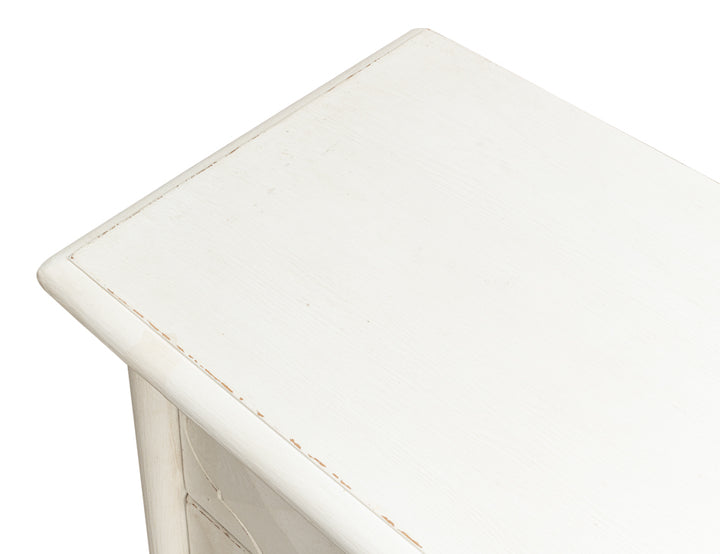 American Home Furniture | Sarreid - Sommeil 3 Drawer Commode - Antique White 