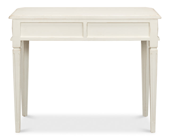 American Home Furniture | Sarreid - Cora Lamp Table - Antique White