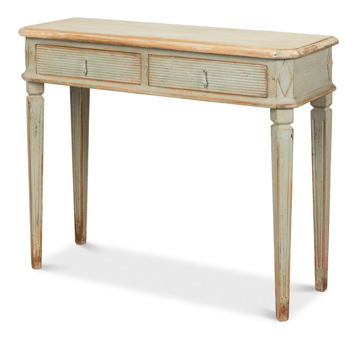 American Home Furniture | Sarreid - Cora Lamp Table - Sage