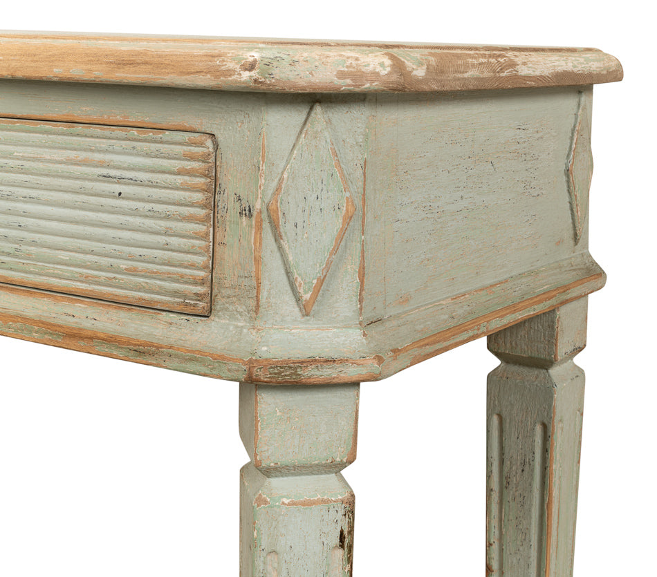 American Home Furniture | Sarreid - Cora Lamp Table - Sage