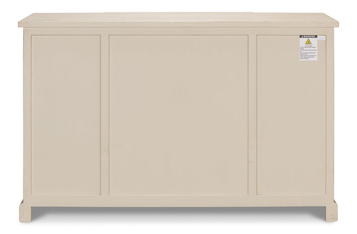 American Home Furniture | Sarreid - Isla Small Sideboard - Stone Grey