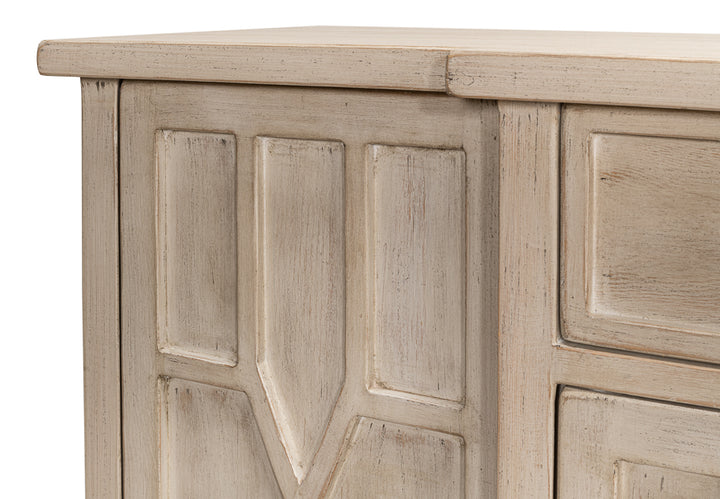 American Home Furniture | Sarreid - Isla Small Sideboard - Stone Grey