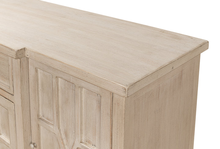 American Home Furniture | Sarreid - Isla Small Sideboard - Stone Grey