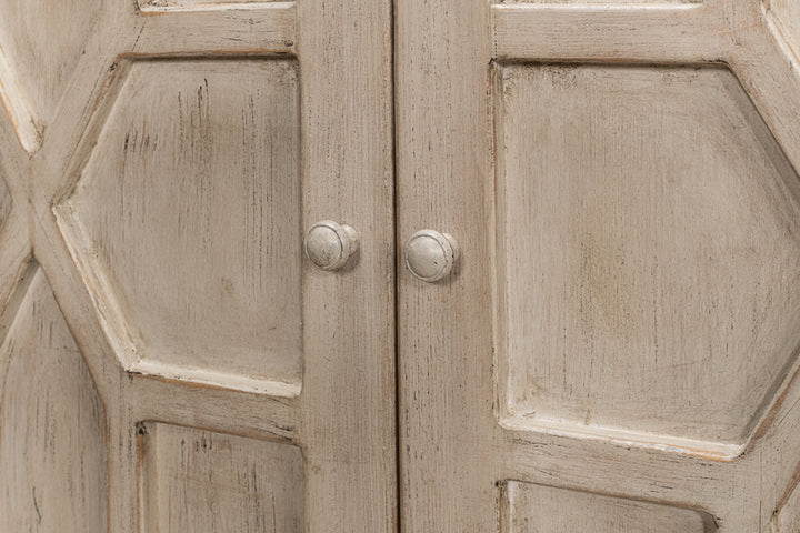 American Home Furniture | Sarreid - Isla Small Sideboard - Stone Grey