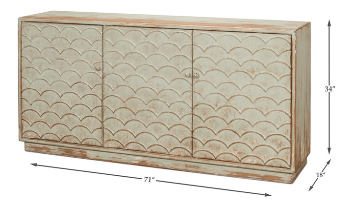 American Home Furniture | Sarreid - Gates Sideboard - Sage