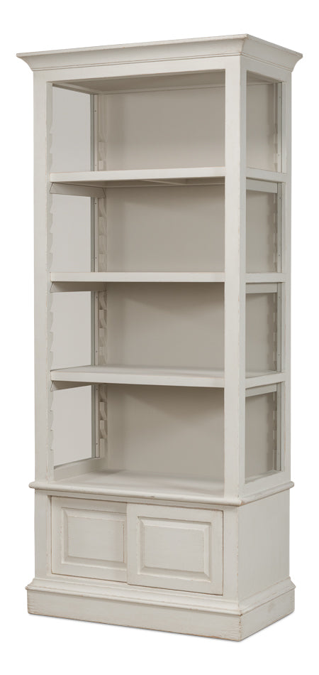 American Home Furniture | Sarreid - Zoey Bookcase - Antique White