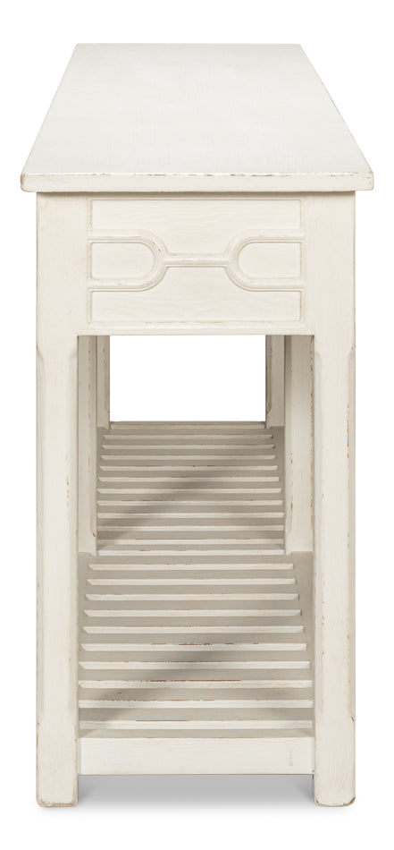 American Home Furniture | Sarreid - Isla Console Table - Antique White