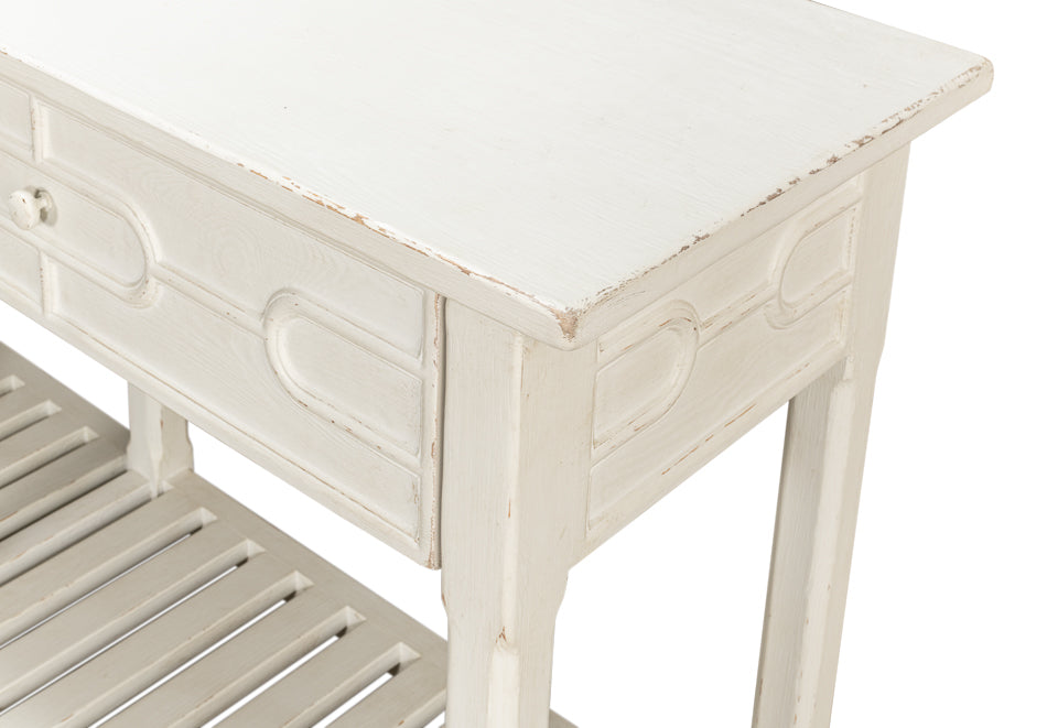 American Home Furniture | Sarreid - Isla Console Table - Antique White