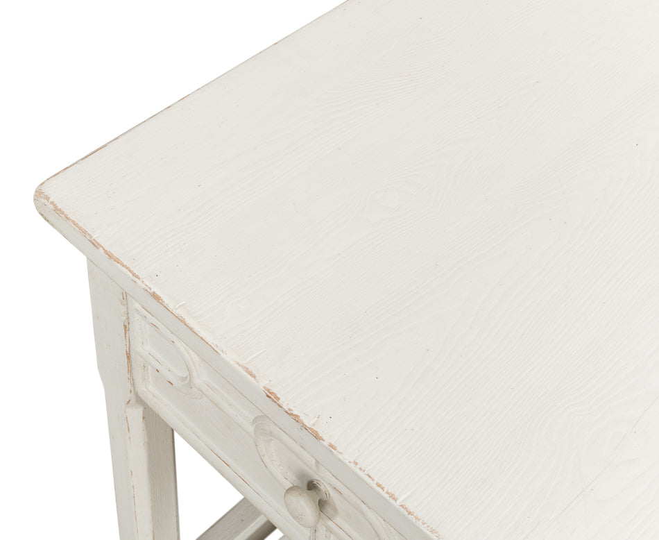 American Home Furniture | Sarreid - Isla Side Table - Antique White