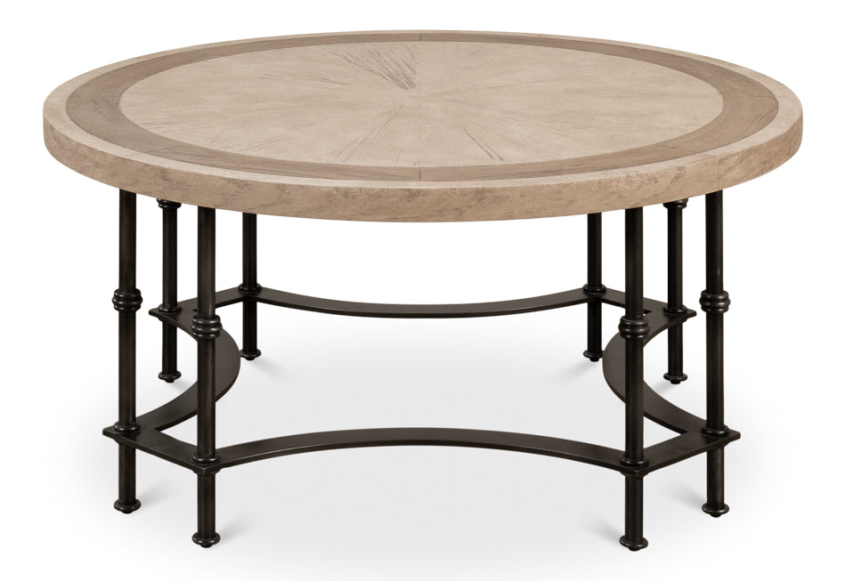 American Home Furniture | Sarreid - Chisholm Equestrian Cocktail Table - Grey