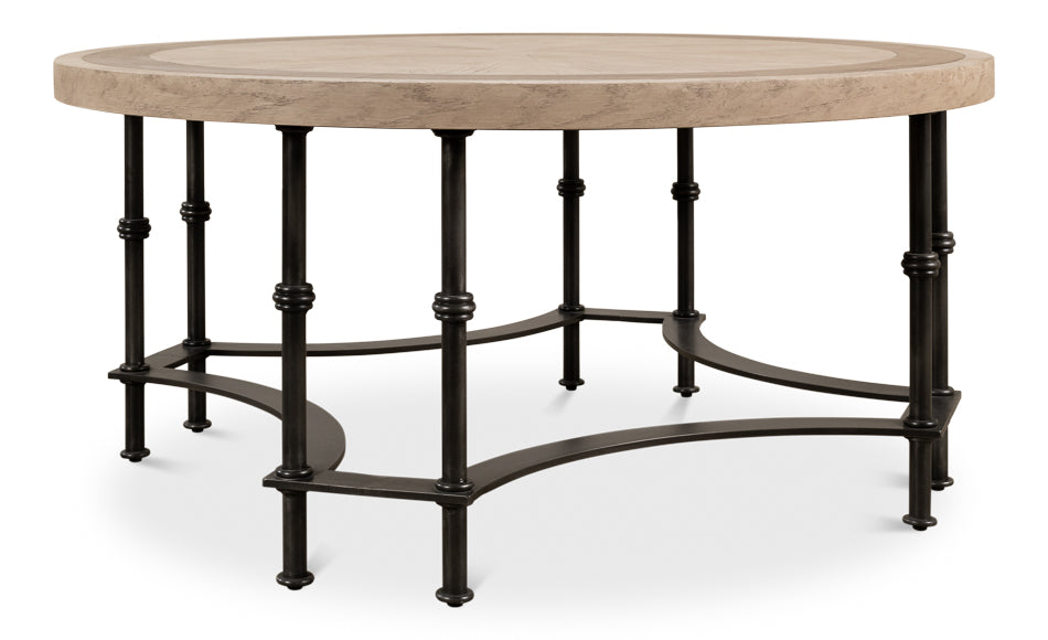 American Home Furniture | Sarreid - Chisholm Equestrian Cocktail Table - Grey