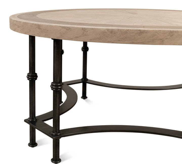 American Home Furniture | Sarreid - Chisholm Equestrian Cocktail Table - Grey