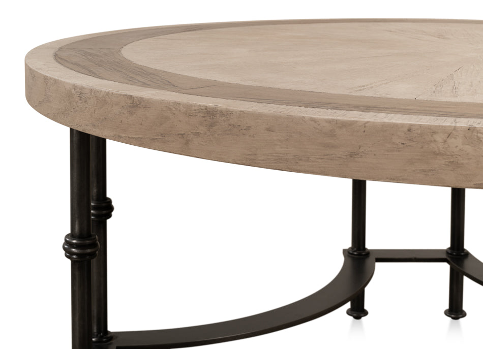 American Home Furniture | Sarreid - Chisholm Equestrian Cocktail Table - Grey