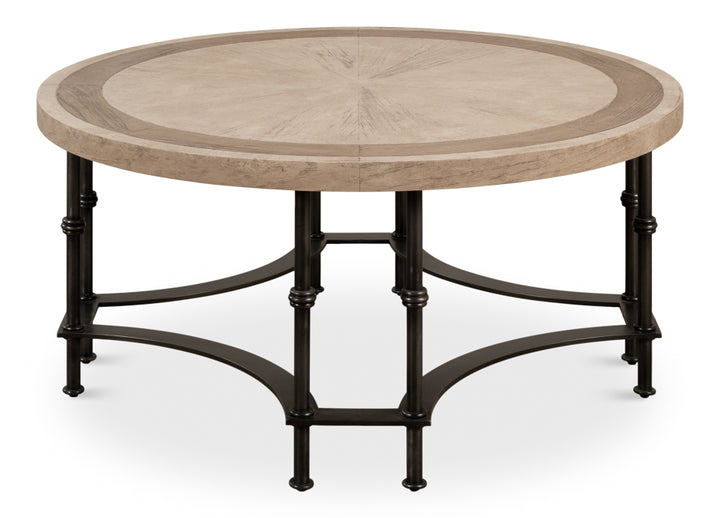 American Home Furniture | Sarreid - Chisholm Equestrian Cocktail Table - Grey