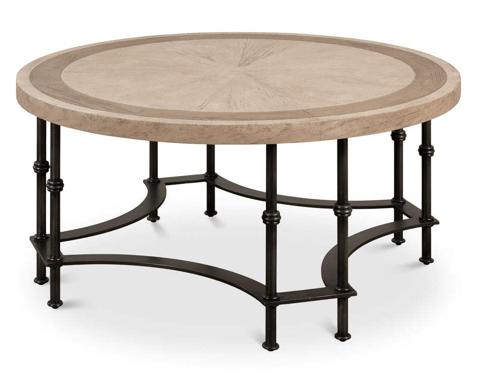 American Home Furniture | Sarreid - Chisholm Equestrian Cocktail Table - Grey