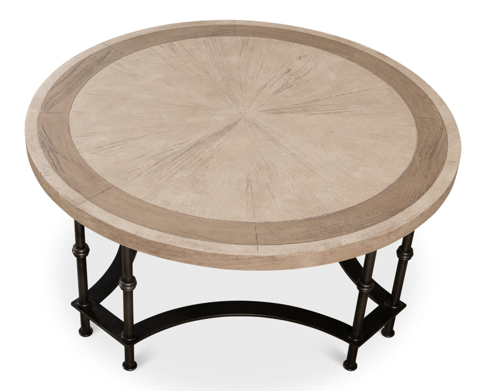 American Home Furniture | Sarreid - Chisholm Equestrian Cocktail Table - Grey