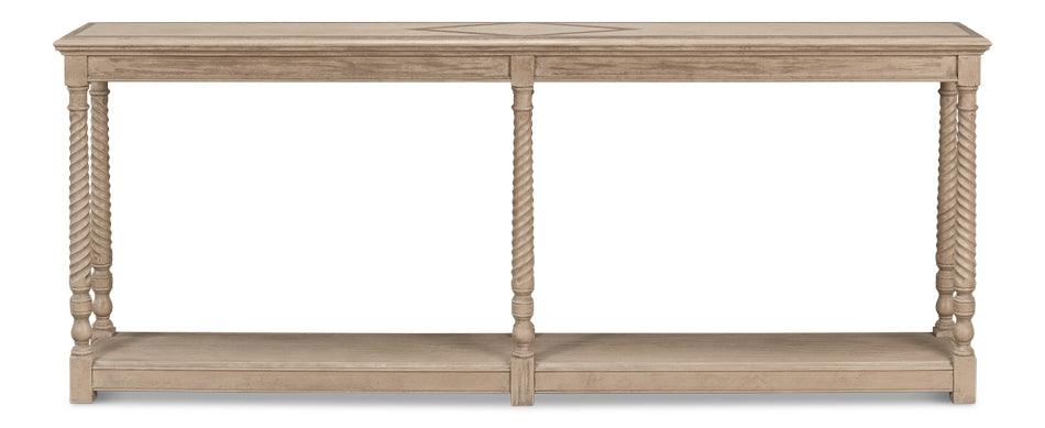 Sarreid Sierra Equestrian Console Table Barn Gry CONSOLE TABLES