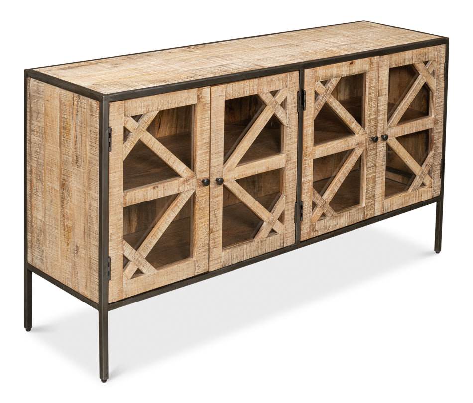 American Home Furniture | Sarreid - Dillon 4 Door Sideboard