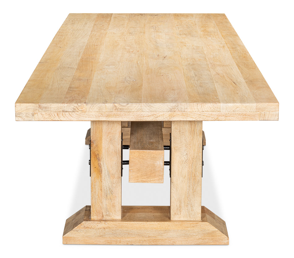 American Home Furniture | Sarreid - Stoltman Pedestal Dining Table