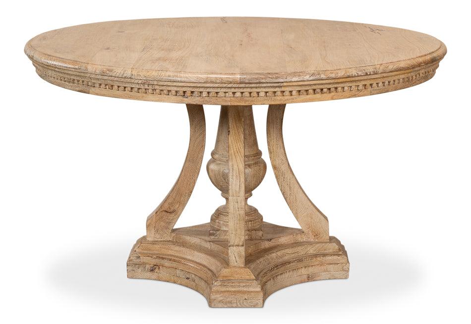 Sarreid Chantal Pedestal Dining Table DINING TABLES