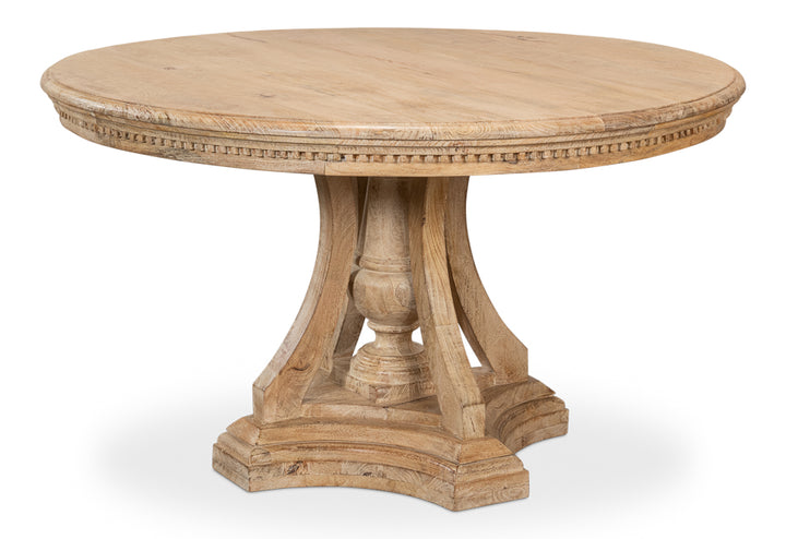 American Home Furniture | Sarreid - Chantal Pedestal Dining Table