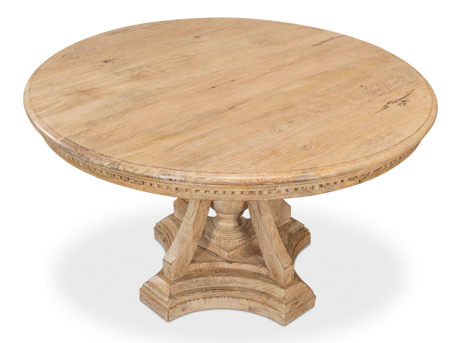 American Home Furniture | Sarreid - Chantal Pedestal Dining Table