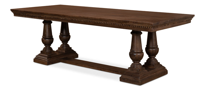 American Home Furniture | Sarreid - Joshua Pedestal Dining Table