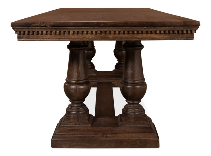 American Home Furniture | Sarreid - Joshua Pedestal Dining Table