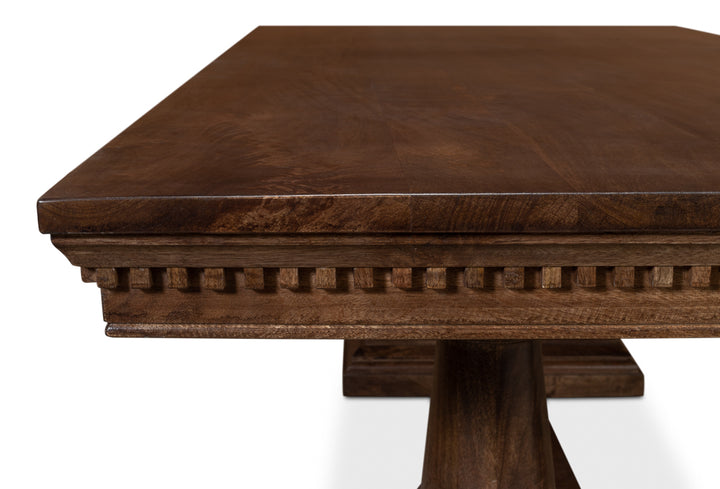 American Home Furniture | Sarreid - Joshua Pedestal Dining Table